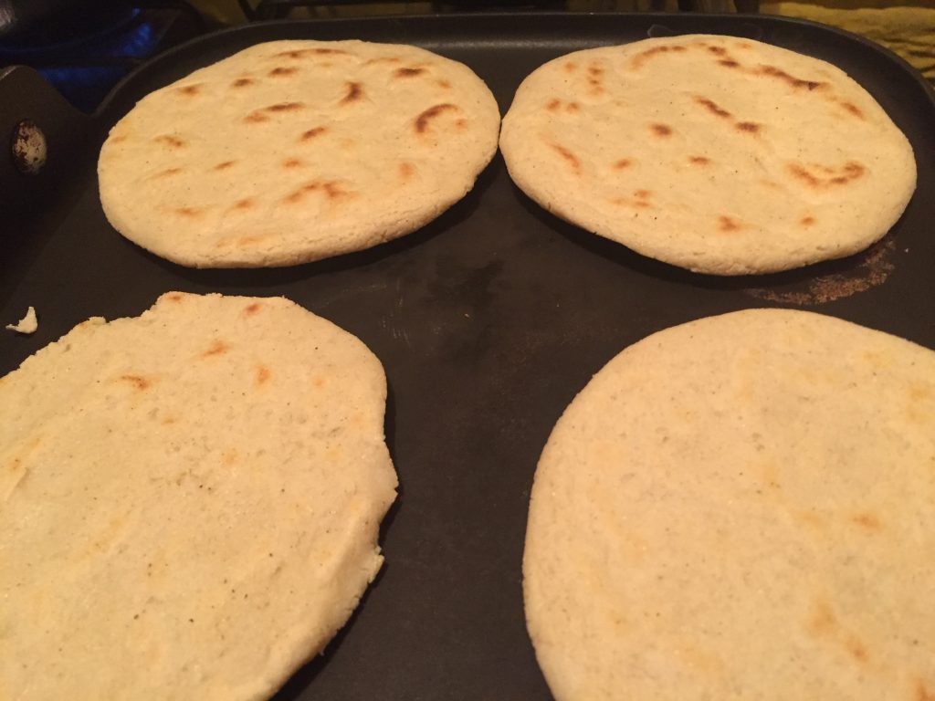 Making pupusas at home