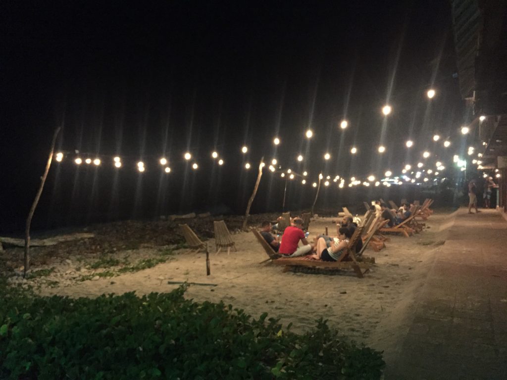 Photo: Nightlife at El Tunco Beach in El Salvador