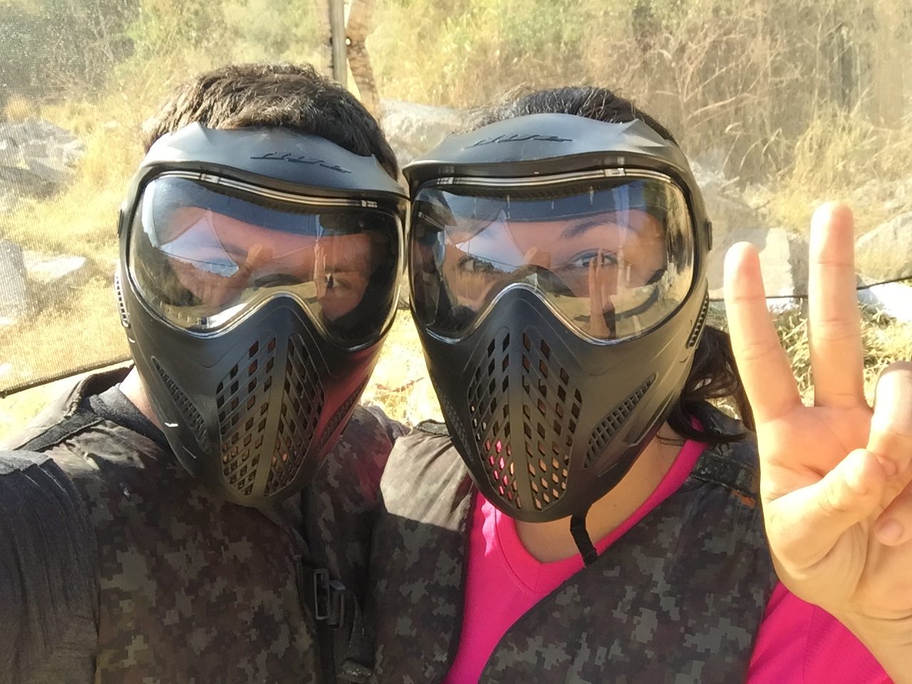 Playing Paintball in El Salvador