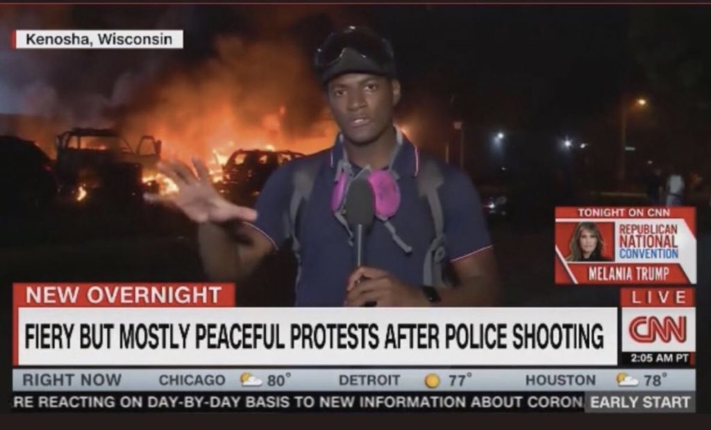 Mostly Peaceful Arson Fire CNN