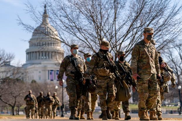 Military Soldiers - Troops in DC For Inauguration